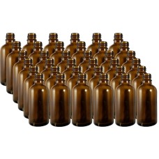 10ml Amber Glass Bottles - Pack of 36 (No Caps)
