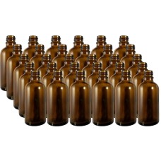 15ml Amber Glass Bottles - Pack of 30 (No Caps)
