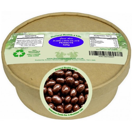 Carol Anne Dark Chocolate Peanuts 475g