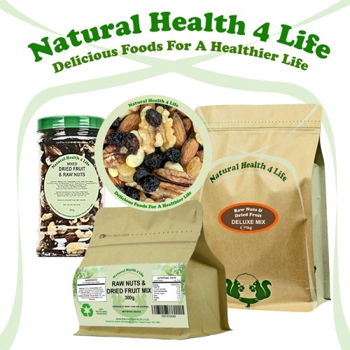 Deluxe Dried Fruit and Raw Nuts Mix