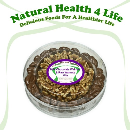 Milk Chocolate Walnuts and Raw Walnuts 425g 