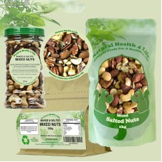 Baked & Salted Mixed Nuts (Almonds, Cashews, Pecans)