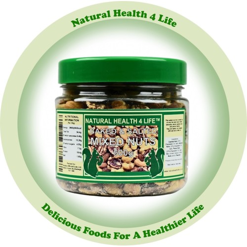 Mixed Salted Whole Nuts Special in a Gift Jar 500g