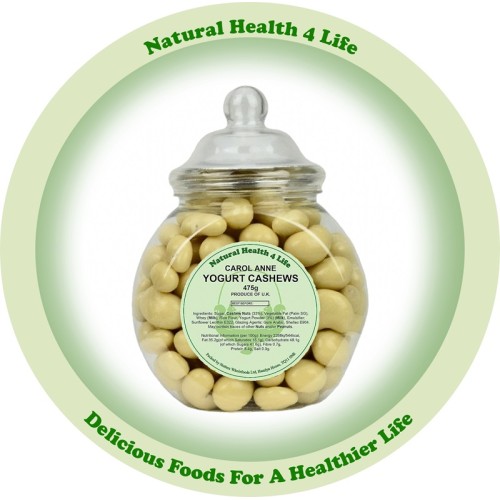 Carol Anne Yogurt Cashew Nuts in Gift Jar 475g